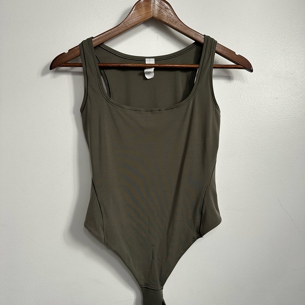 Lululemon Athletica Olive Green Bodysuit